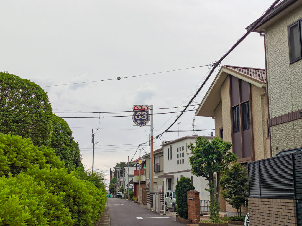 バインミーサンドROUTE63の看板