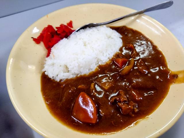 ラーメンショップやっこの半カレー