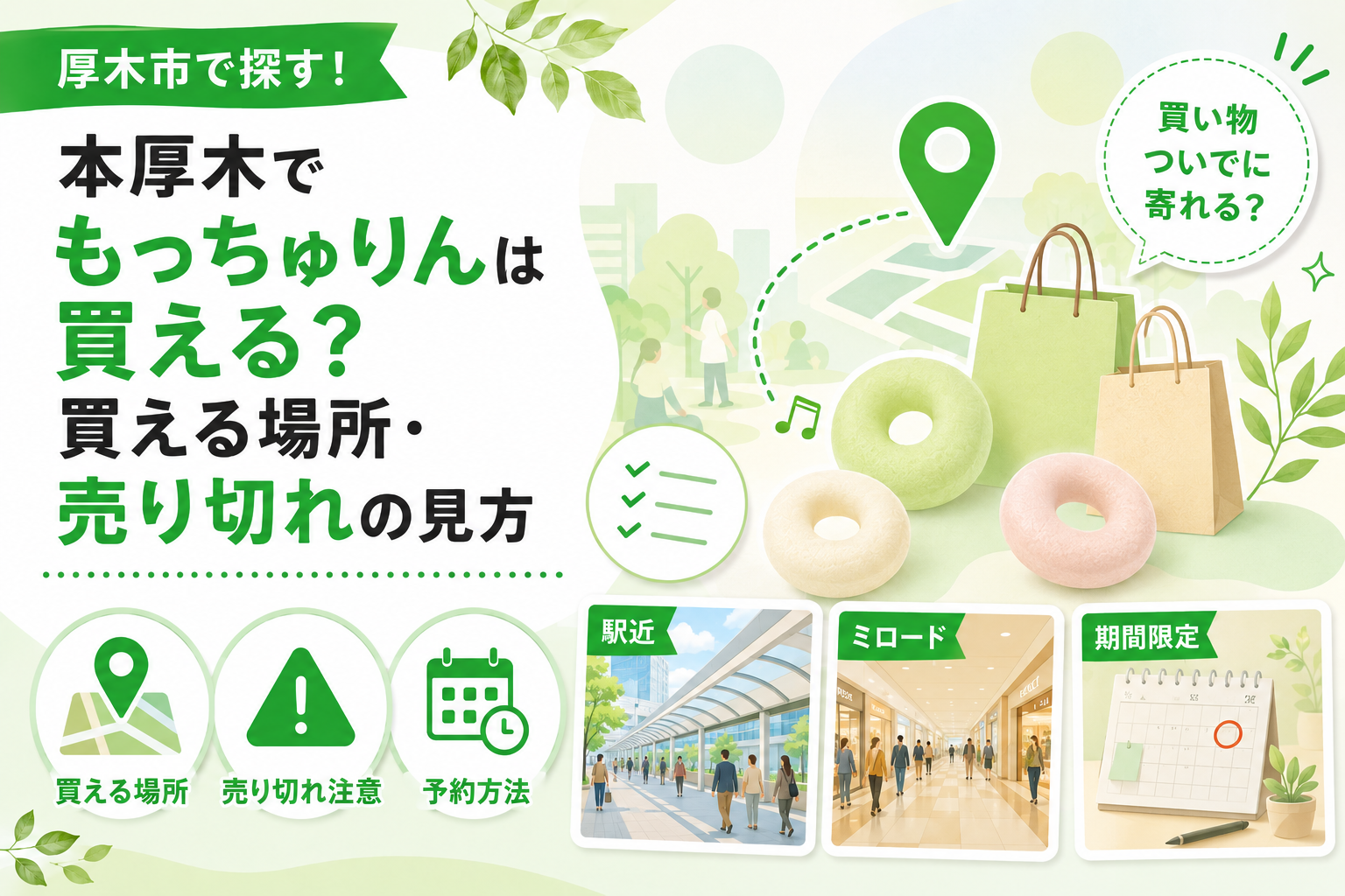 【厚木市】もっちゅりんはどこで買える？本厚木ミロードイーストを紹介